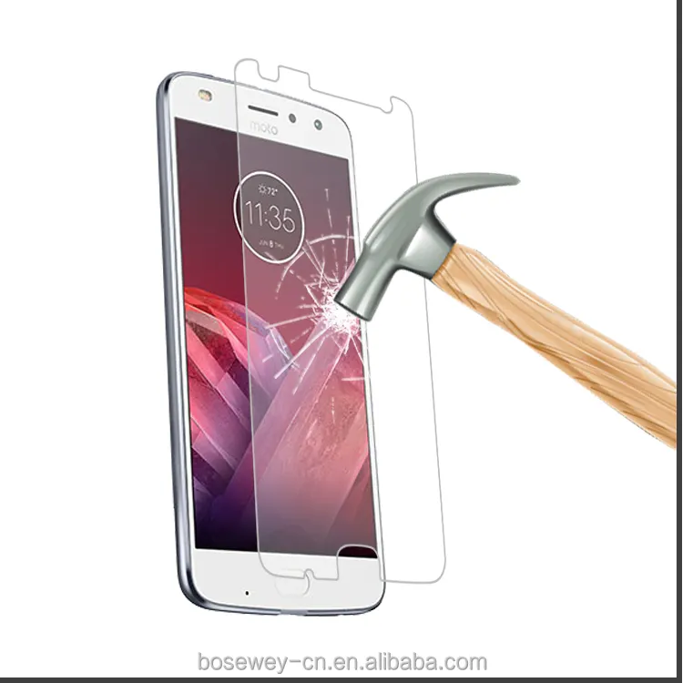 Protector de pantalla de vidrio templado de alta calidad para Motorola Moto Z2 Play