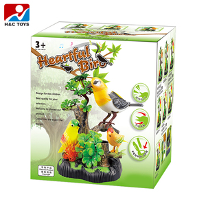 Jouets de perroquet parlant électriques en plastique amusants avec commande vocale et deux petits oiseaux HC408109 - Product Image 3