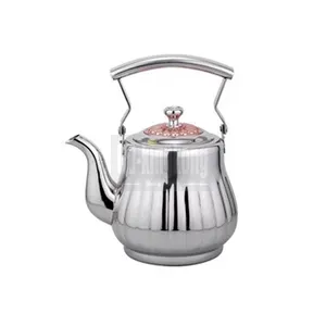 En kaliteli ev eşyaları mutfak aletleri indüksiyon 1.5L dekoratif paslanmaz çelik renkli türk kaynar semaver çay su ısıtıcısı