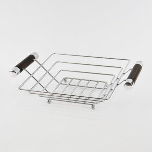 Elegant Triangle Spiral Design Kitchen Iron <b>Wire</b> Eco-Friendly Food <b>Storage</b> <b>Basket</b> - Product Image 5