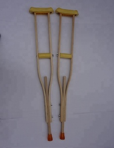 Muletas Axilares de Madera Ligeras Ajustables, en Oferta, las Más Económicas, Proveedor - Product Image 5