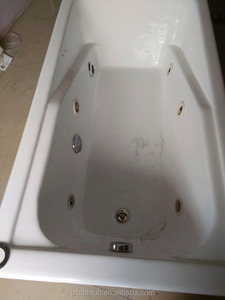 Bouchons de vidange pour baignoire, plateau de douche de camping, baignoires individuelles en fonte émaillée à motif oiseau pour bain à remous - Product Image 2