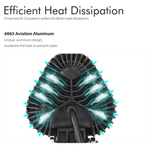 Lentille triangulaire jaune blanche super brillante 4 "pouces 24V <span class=keywords><strong>remorque</strong></span> a mené des feux de conduite antibrouillard, <span class=keywords><strong>12</strong></span> volts nouvelles lumières de travail menées par voiture 60W - Product Image 4