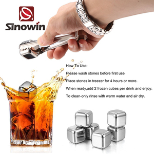 Al por mayor <span class=keywords><strong>wiskey</strong></span> Acero inoxidable cubo de hielo - Product Image 2