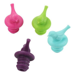 <span class=keywords><strong>Bouchon</strong></span> de bouteille de <span class=keywords><strong>vin</strong></span> en silicone réutilisable, mignon et amusant, multicolore, personnalisé pour <span class=keywords><strong>petit</strong></span> oiseau - Product Image 2