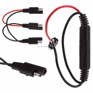 كابل بطارية سيارة <span class=keywords><strong>2</strong></span> دبوس سريع الانفصال, كابل بطارية سيارة <span class=keywords><strong>2</strong></span> دبوس إلى <span class=keywords><strong>2</strong></span> موصل ايه يو أس بي 18 AWG - Product Image 4