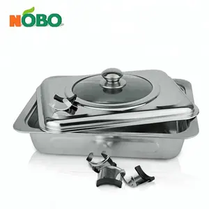 Stainless Steel food Buffet server and warmer and Stove with warming food tray for sale