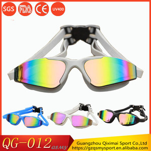 नवीनतम आगमन कस्टम डिजाइन वाटरप्रूफ व्यापक दृष्टि रंगीन एंटी कोहरे Uv400 तैरने गोल्स - Product Image 4