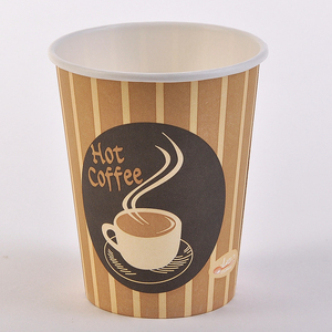 Mejor venta desechable 8Boz pared simple café <span class=keywords><strong>de</strong></span> papel cartón taza - Product Image 2