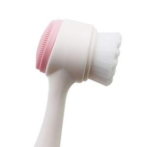 <span class=keywords><strong>Brosse</strong></span> faciale classique en Nylon et Silicone, accessoire multifonction 2 en 1, <span class=keywords><strong>pour</strong></span> le nettoyage en profondeur des pores, <span class=keywords><strong>pour</strong></span> maquillage - Product Image 4