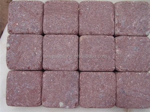 Pietra per pavimentazione in porfido rosso a prezzi accessibili per l'arredamento da <span class=keywords><strong>esterno</strong></span> - Product Image 2