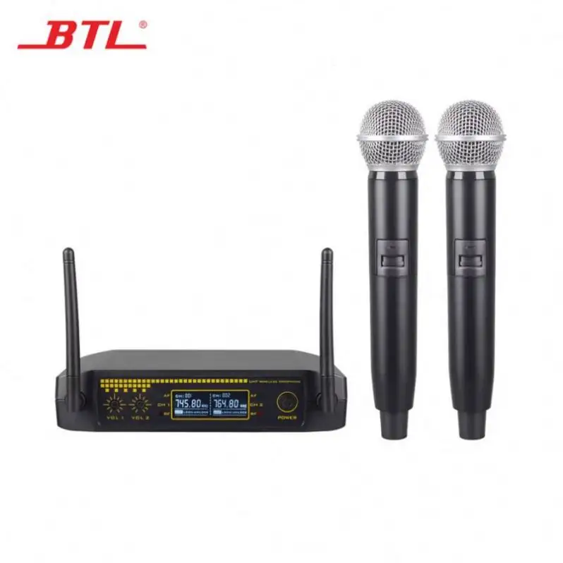 China Factory Lavalier Digital Fm Wireless Microphone Karaoke Mic