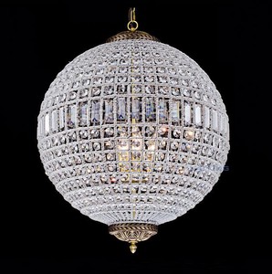 Lustre de luxe en forme d'œuf, cristaux, éclairage, style <span class=keywords><strong>espagnol</strong></span>, traditionnel, vintage, globe en bronze, lampes pendantes françaises, lustre - Product Image 3