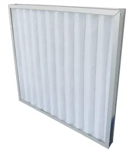 G4 Efficiency Washable Pleated Panel Air Filters Pre Filter Synthetic Fiber