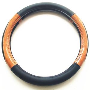 Coprivolanti <span class=keywords><strong>in</strong></span> pelle PVC venatura del <span class=keywords><strong>legno</strong></span> di nuova progettazione OEM di fabbrica - Product Image 3