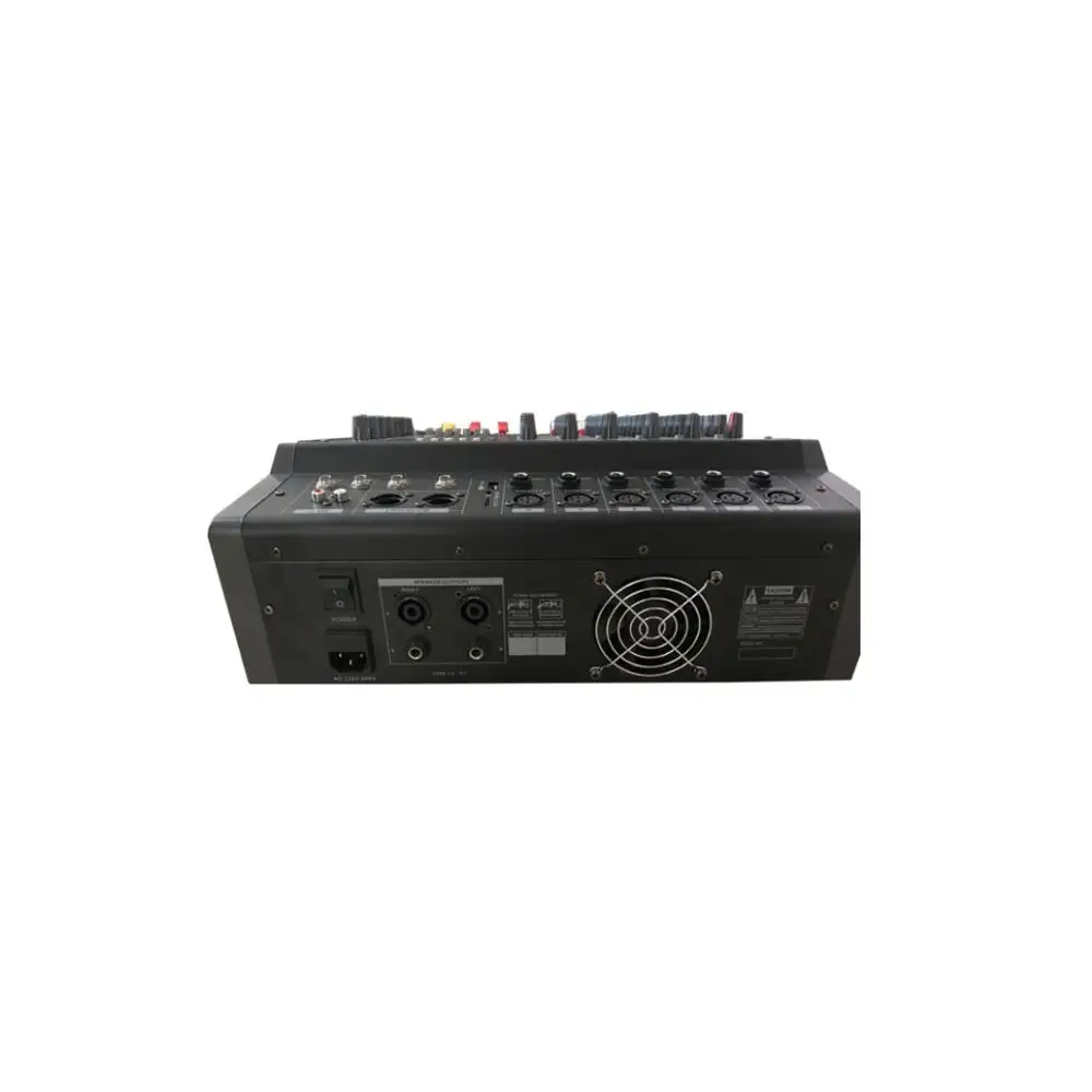 12 channel audio sound aangedreven versterker mixer PMX-12 digitale mixing console met versterker