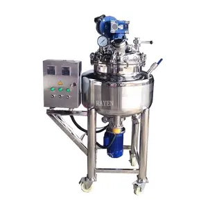 Sanitary Stainless Steel Ss Chemical Agitator Tank / Ice Cream Mixing Machine Small Scale Homogenizer Bb