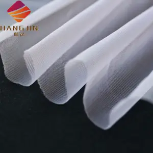 wholesale 100% polyester tricot hard tulle net fabric for wedding dress