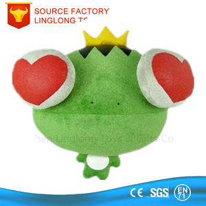 Tùy Chỉnh Ếch Con Rối Ngồi Màu Xanh Lá Cây Động Vật Đồ Chơi Sang Trọng Ếch Đồ Chơi Nhồi Bông - Product Image 4