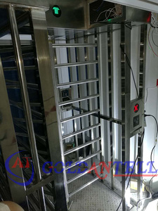 Prix du tourniquet à hauteur totale avec bouton de sortie de contrôle d'accès certifié CE - Product Image 3