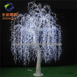 PROMOTION EXCEPTIONNELLE : Arbre lumineux LED musical multicolore IP65 en PVC pour Thanksgiving, Noël, Nouvel An – Idéal pour aménagement paysager, jardin, parc, hôtel – Arbre étoilé en forme de saule - Product Image 1
