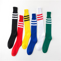 Phổ Biến Polyester Jacquard Tùy Chỉnh Nhà Sản Xuất Bóng Đá Đầu Gối Vớ Cao