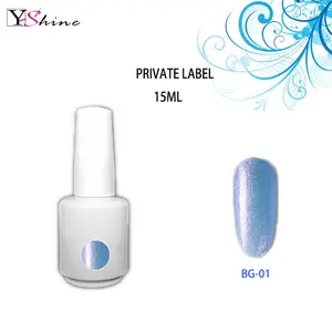 Belleza opción Azul brillo color muestra libre silcare uñas gel uv