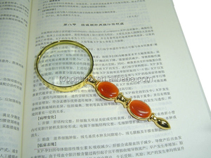 थोक <span class=keywords><strong>75mm</strong></span> व्यास उच्च गुणवत्ता जेड संभाल आवर्धक कांच - Product Image 2