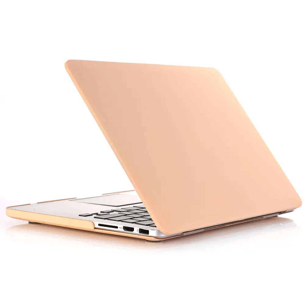 Cream case Frosted Oil Coating Hard Shell Laptop Case for Apple Laptop Cover for MacBook pro case cover
