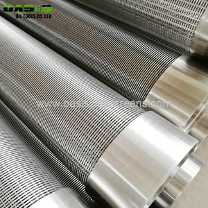 Chống ăn mòn 25 micron thép không gỉ nước dầu địa nhiệt cũng màn hình liên tục khe nêm dây lọc lưới màn hình - Product Image 1