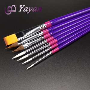 Ensemble de 6 pinceaux pour le visage et le corps en nylon <span class=keywords><strong>Loew</strong></span> Korea Cornell - Product Image 5