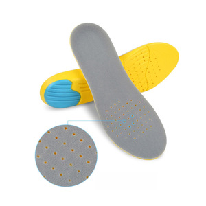 Pu Foam shock absorption athletic civit sport footprint insoles - Product Image 3
