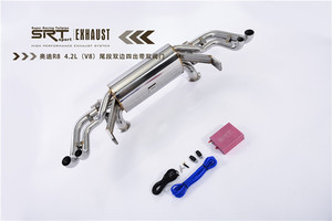 Tubo di scarico dell'acciaio inossidabile del tubo di scarico 2014 <span class=keywords><strong>R8</strong></span> per <span class=keywords><strong>Audi</strong></span> <span class=keywords><strong>R8</strong></span> 4.2L(V8) con il tubo di scarico della valvola - Product Image 5
