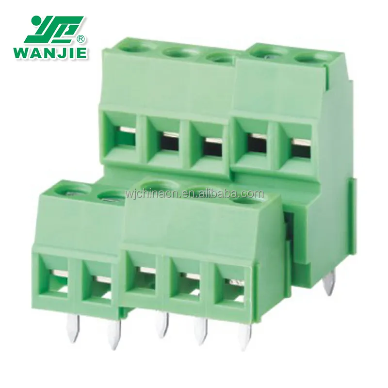 Sekrup Tipe Euro Level Ganda Plug-In Tipe PCB Blok Terminal WJEK350B WJEK381B