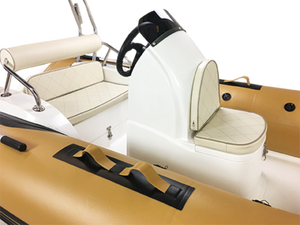 Petit bateau <span class=keywords><strong>semi</strong></span>-<span class=keywords><strong>rigide</strong></span> en PVC à console centrale Rib 390C Bateau en Hypalon - Product Image 6