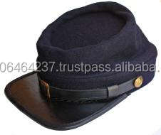 Casquettes Kepis Bleues Nouveau Style en Gros, 100% Tissus de Laine avec Logo et Tailles Personnalisés pour les Clients Américains - Product Image 5