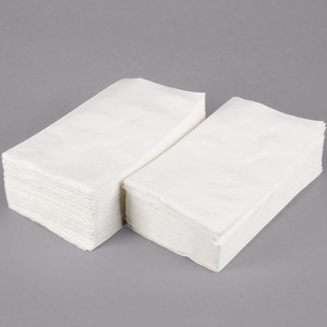 Serviettes en papier jetables personnalisées à 2 plis, en pâte de bois vierge, serviettes de table, serviettes à main, emballées en sachet - Product Image 1