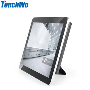 Duvara monte 11.6 13.3 15.6 inç siyah beyaz dokunmatik ekran android tablet PC ile hmi rs232 TTL bağlantı noktası