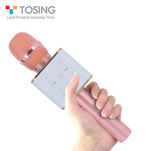 Tosing tuxun Q7 profesional MICRÓFONO INALÁMBRICO <span class=keywords><strong>karaoke</strong></span> inalámbrico micrófono Bluetooth altavoces estudio para <span class=keywords><strong>fiesta</strong></span> cantando - Product Image 1