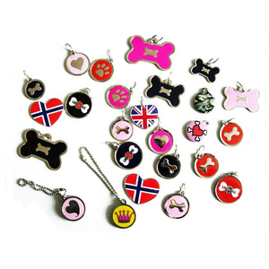 Artículo de regalo para manualidades, Etiqueta de perro grabada en oro, acero inoxidable, varias etiquetas de animales en blanco para perros - Product Image 5