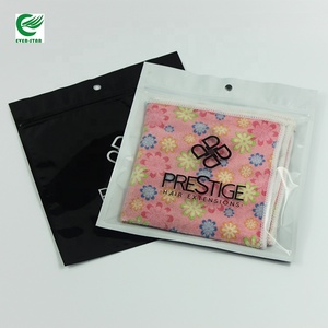 Embalaje de plástico para extensiones de cabello con cremallera, nuevo estilo, personalizado - Product Image 6