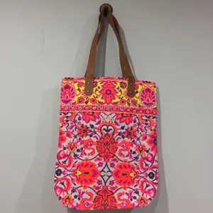 Best selling Print Neon Canvas Tote Bags