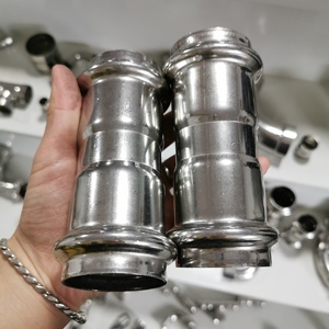 Thép không gỉ DVGW v-hồ sơ Báo Chí hệ thống ống nước phù hợp 90 độ ren khuỷu tay TEE khớp nố<span class=keywords><strong>i</strong></span> - Product Image 2