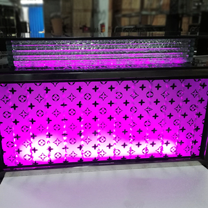 Pink <strong>Purple</strong> Color Cocktail Pub Light up Night <strong>Club</strong> Glow Led bar Table Nightclub Tables and <strong>Chairs</strong>