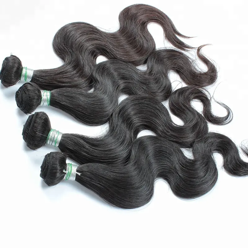dyeable long lifetime cuticle aligned single drawn raw steam processed body wave hair