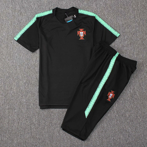 100% polyester chemise + <span class=keywords><strong>pantalon</strong></span> de football du portugal jersey - Product Image 3