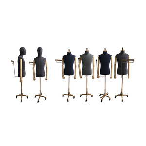 Maniquí de Medio Cuerpo Masculino de Alta Calidad, Estilo Europeo, en Fibra de Vidrio Reforzada con Plástico (FRP), para Exhibición de Ropa, con Base Personalizable - Product Image 6