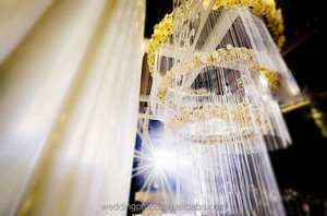 ストリングカーテン結婚式の装飾白色ライト - Product Image 4