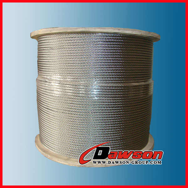 DIN 3060 6X19 Zinc Plated Compacted Wire Ropes HS Code Prices