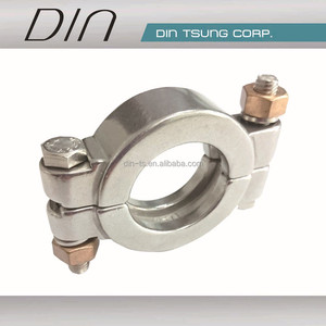SS304 12" 10" 4" sanitary high pressure tri clamps with bolts - Product Image 3